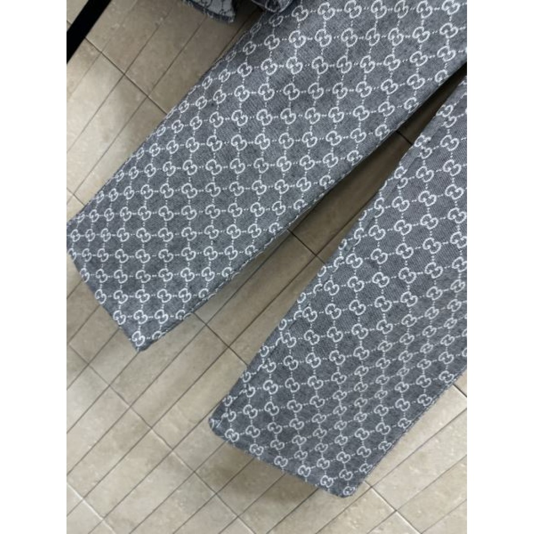 GG総柄ジャカード 長袖シャツ ワイドパンツ GUCCI グッチ コピー 上下セット 軽やかシルエット 新作注目