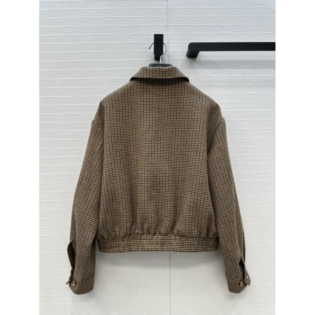 ウール調素材 ハリントンタイプ コンパクトシルエット SAINT LAURENT サンローラン コピー ジャケット 大人カジュアル