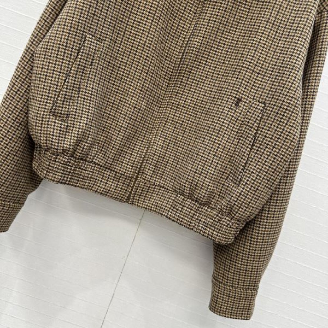 ウール調素材 ハリントンタイプ コンパクトシルエット SAINT LAURENT サンローラン コピー ジャケット 大人カジュアル