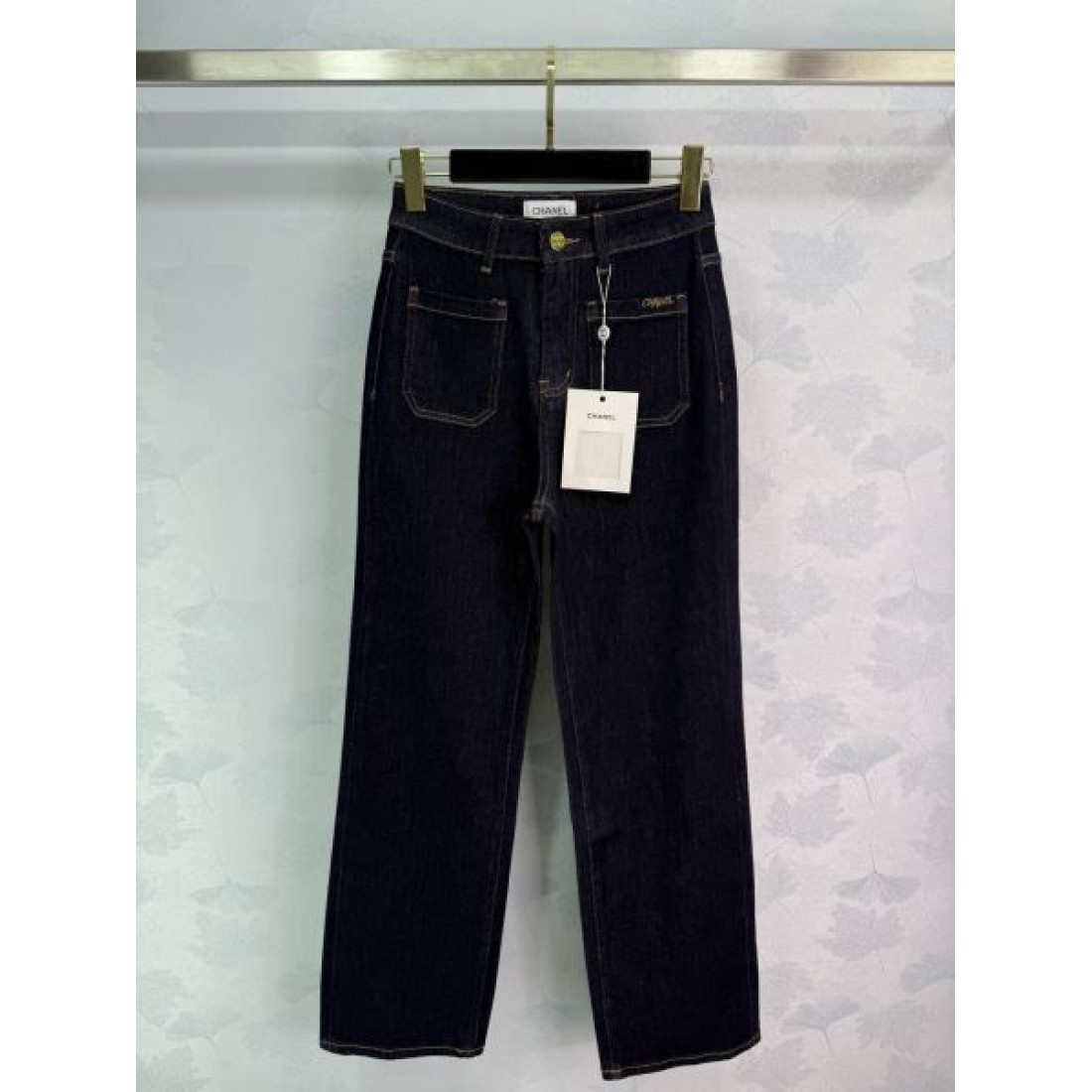 シンプル エレガント CHANEL フェミニン レディース 人気 シャネル コピー デニムパンツ