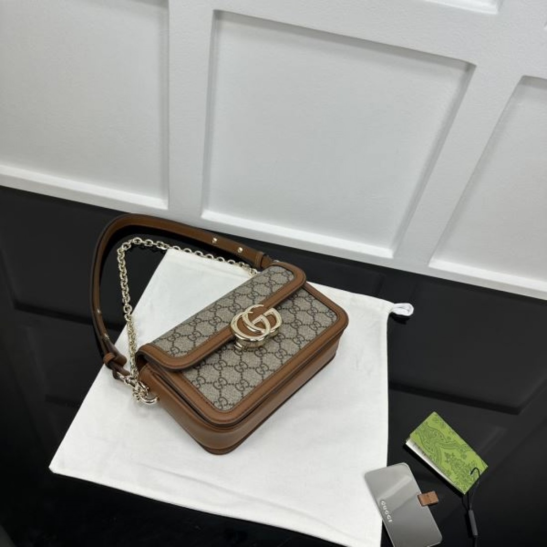 モノグラム ミニショルダーバッグ 売れ筋候補 コンパクトフォルム GUCCI グッチ コピー バッグ レトロエレガント