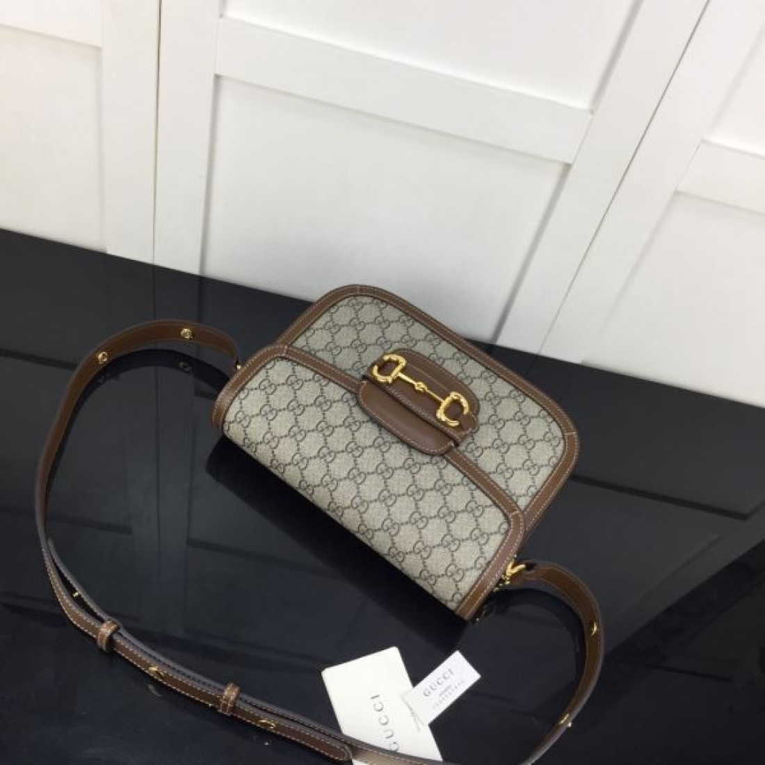 モノグラムミニバッグ 売れ筋候補 バイカラーデザイン GUCCI グッチ コピー バッグ クロスボディ対応