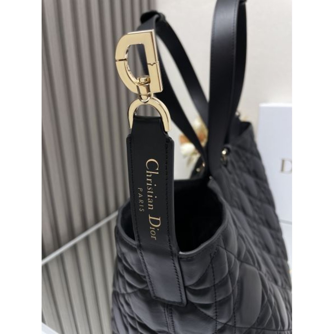 キルティング巾着バッグ カナージュ風デザイン 人気商品 DIOR ディオール コピー バッグ 2WAYハンドバッグ