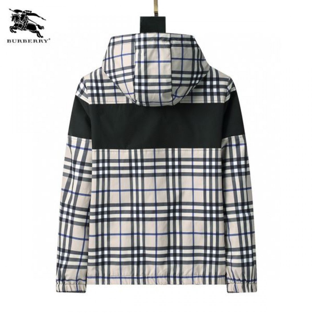 チェック柄 フードジャケット ジップアップ 新作 BURBERRY バーバリー コピー ジャケット アーバンカジュアル ライトアウター