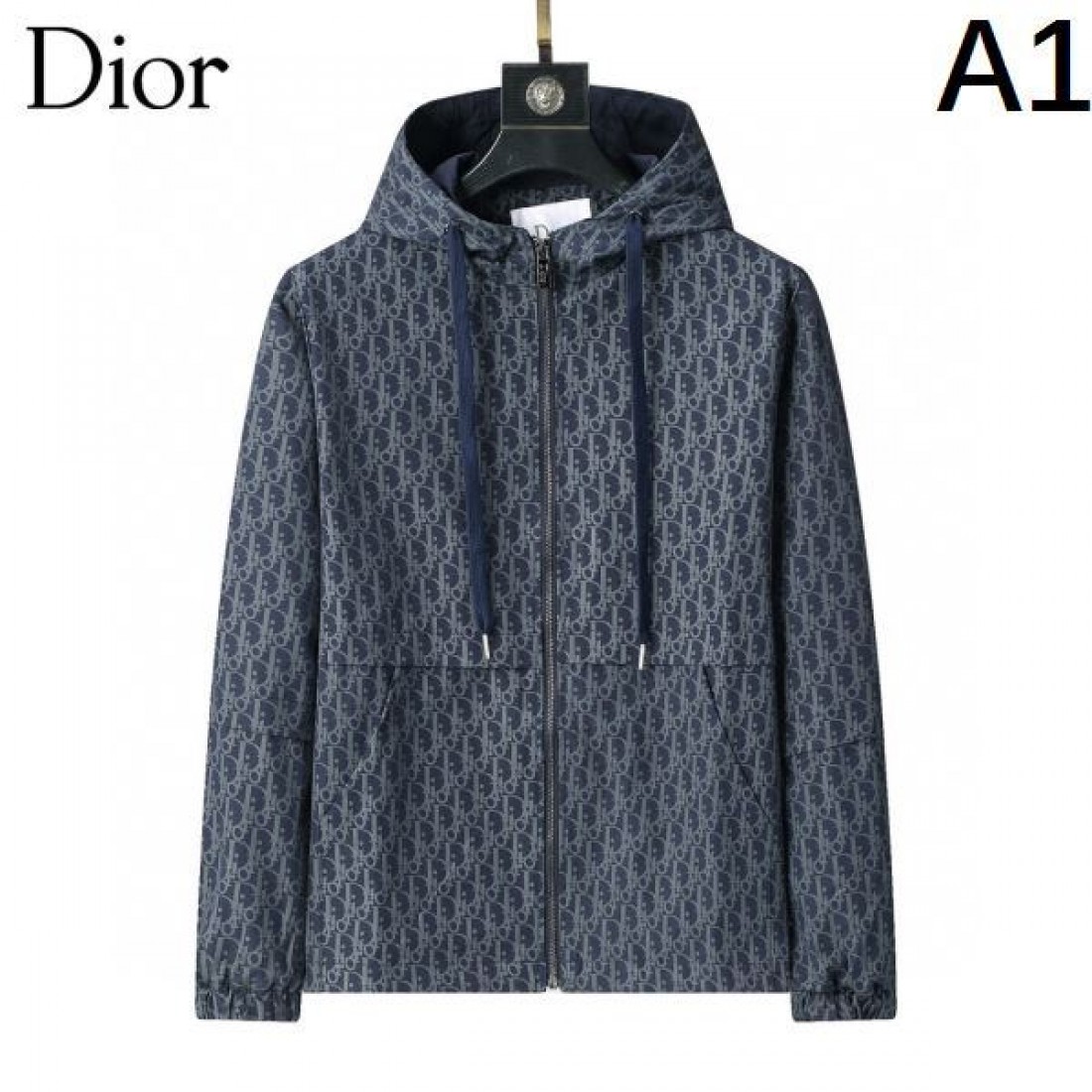 オブリーク柄 フードジャケット ジップアップ DIOR ディオール コピー ジャケット 人気商品 ライトアウター デイリー対応