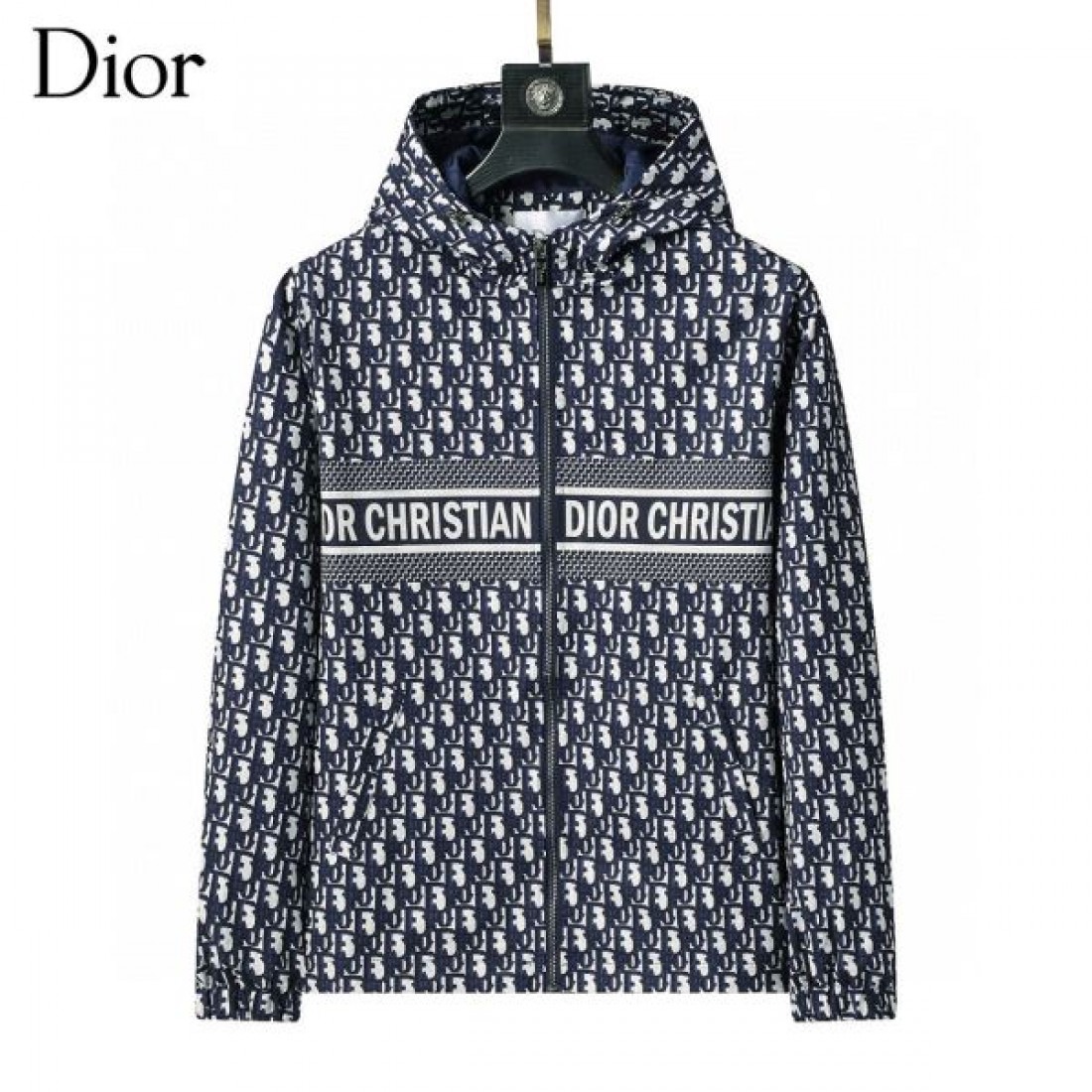 総柄ウインドブレーカー CHRISTIAN DIORロゴ 人気上昇中 DIOR ディオール コピー ウインドブレーカー ストリートモード
