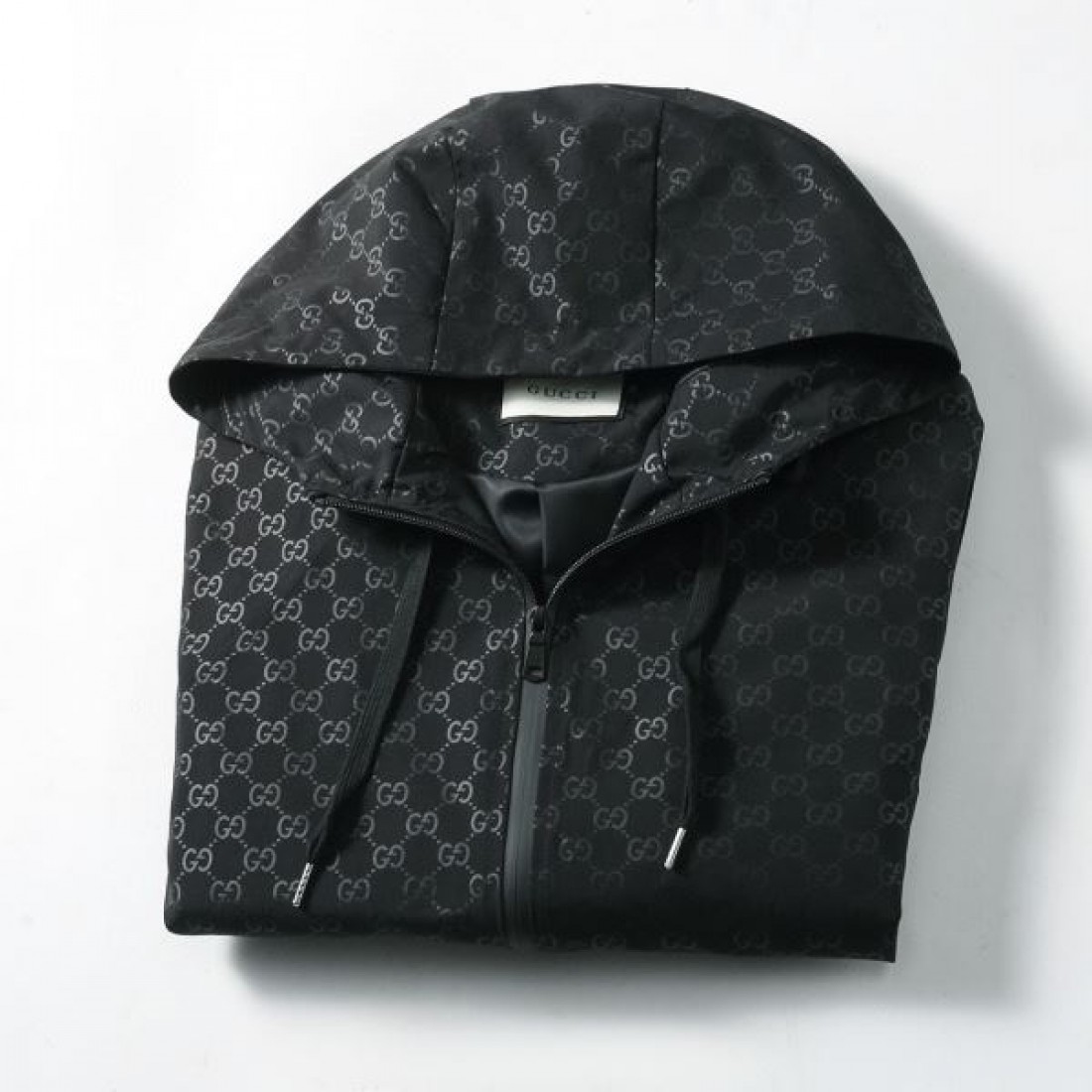GGモノグラム フードジャケット ジップアップ アーバンナイロン GUCCI グッチ コピー ジャケット ストリートモード 軽量アウター