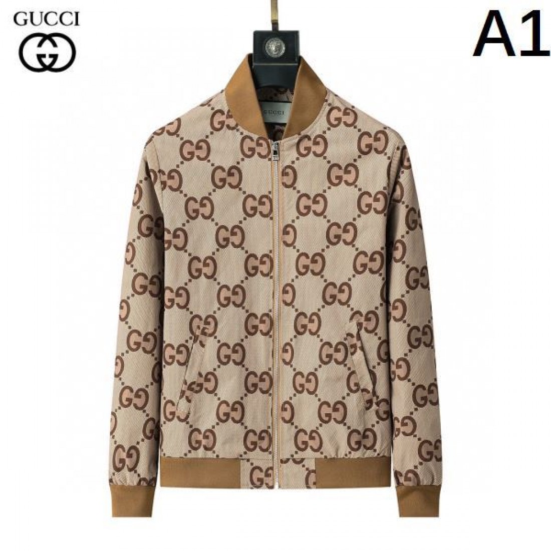 モノグラムジャケット GG総柄ニットアウター 軽量ブルゾン GUCCI グッチ コピー ジャケット 外出コーデ向け 2026注目