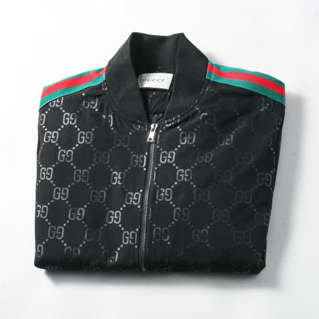 GG柄ニットブルゾン ジップジャケット モノグラム総柄 GUCCI グッチ コピー ブルゾン こなれ見え 外出コーデ向け
