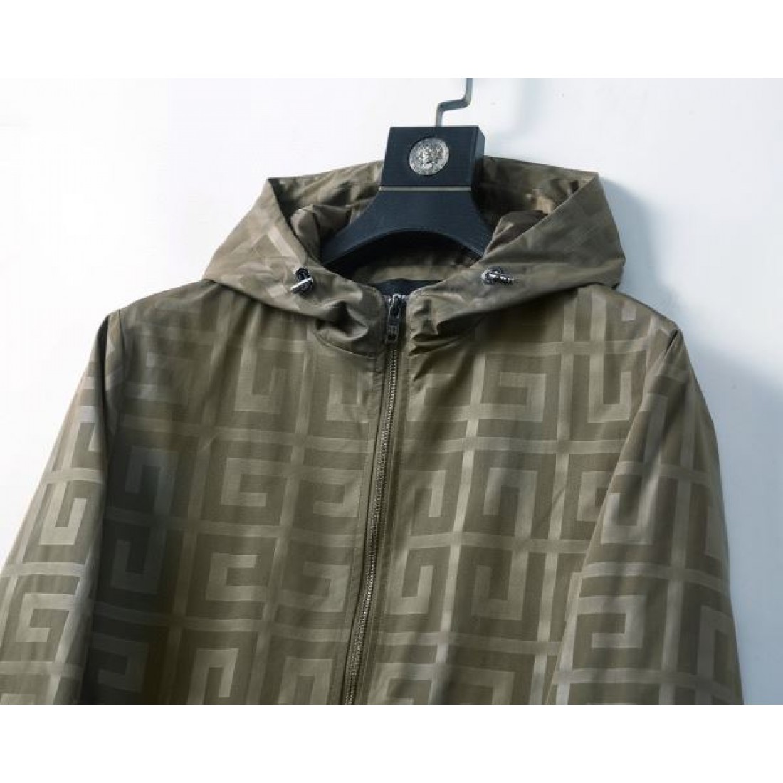 モノグラムフーディージャケット 総柄デザイン ジップアップパーカー GIVENCHY ジバンシィ コピー パーカー ストリートモード 2026新作