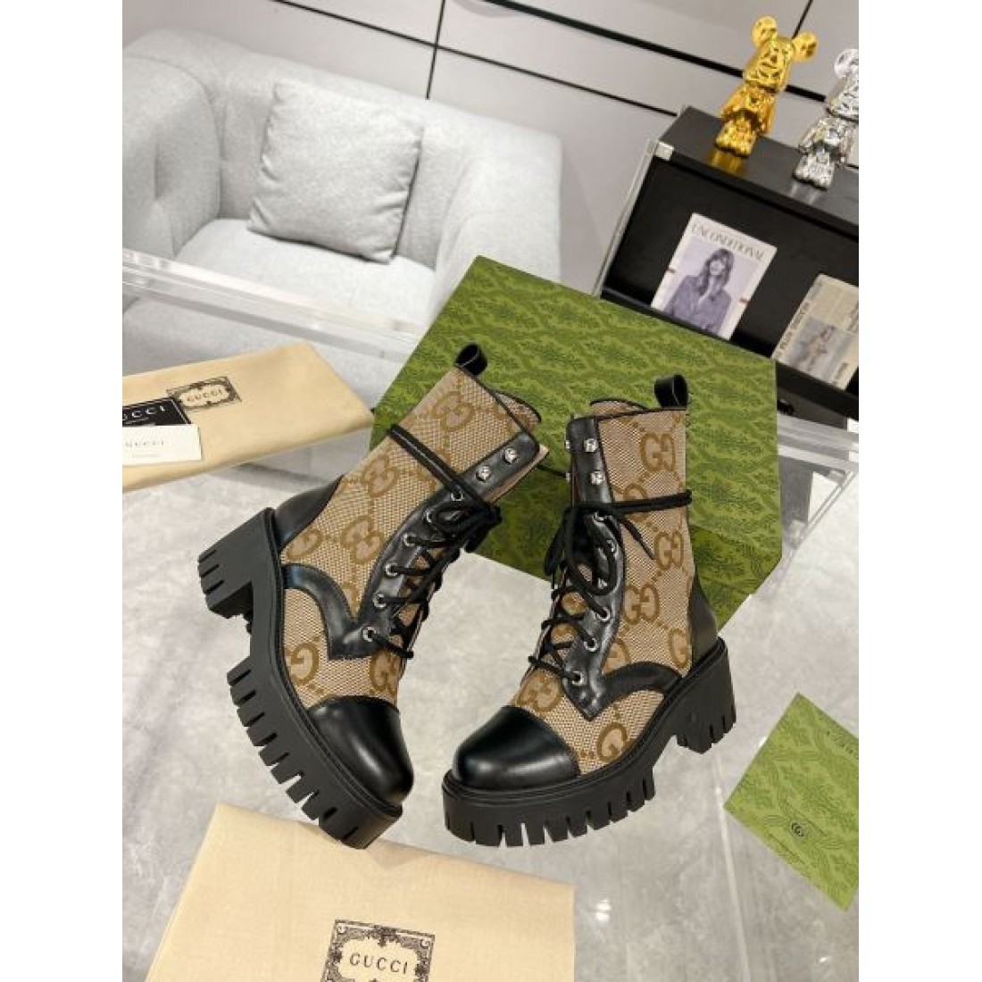 秋冬限定 限定モデルの GUCCI グッチ スーパーコピー ブーツ 精巧な