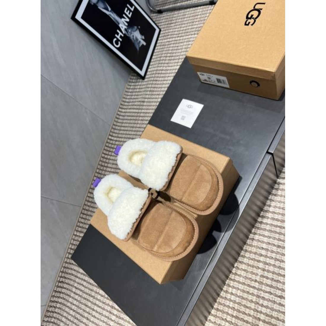  ふんわり 心地良い リラックス アグ UGG コピー ファースリッパ カジュアル 愛され 優雅  