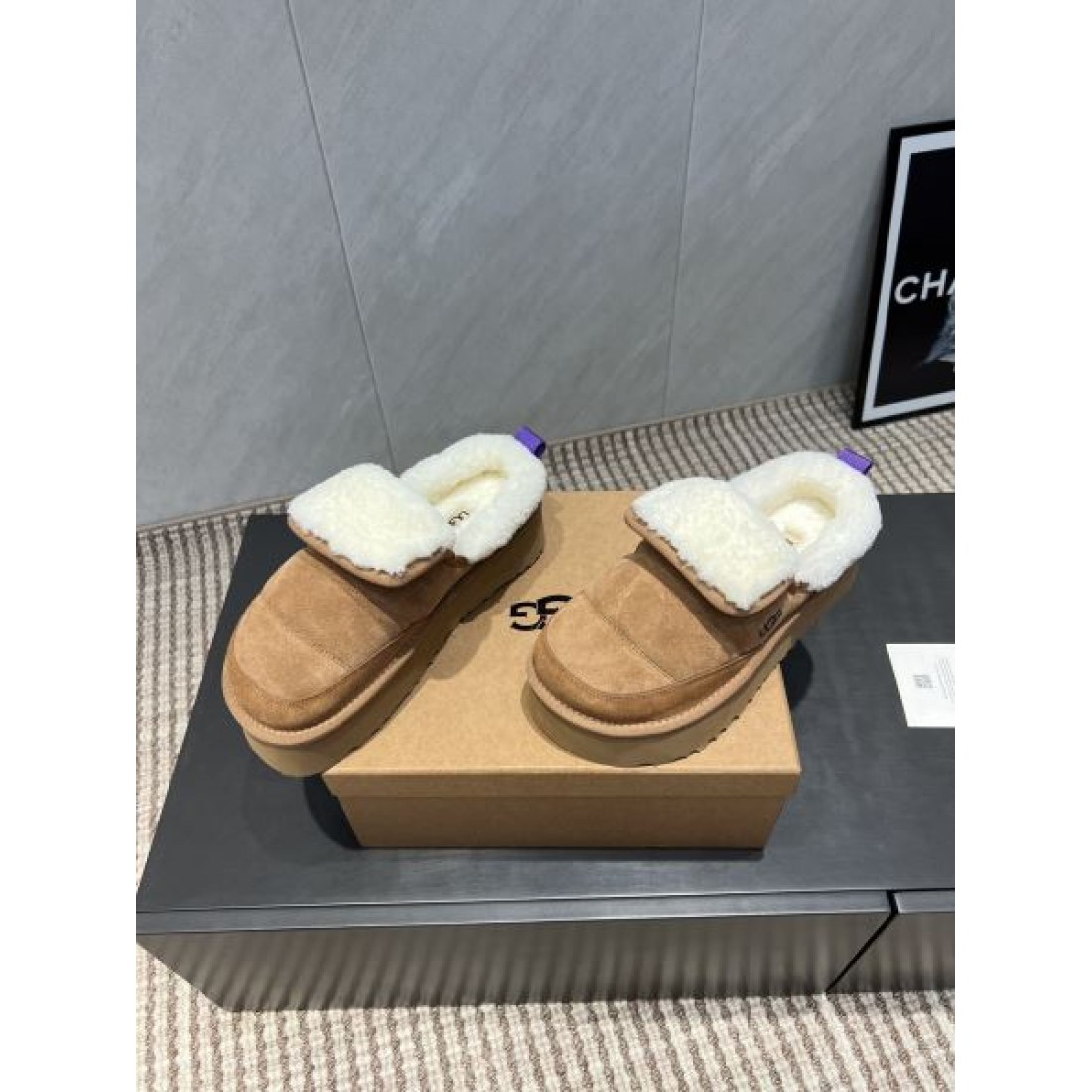 あたたかい 実用的 シンプル アグ UGG コピー ファースリッパ ナチュラル 無駄のない 軽快  