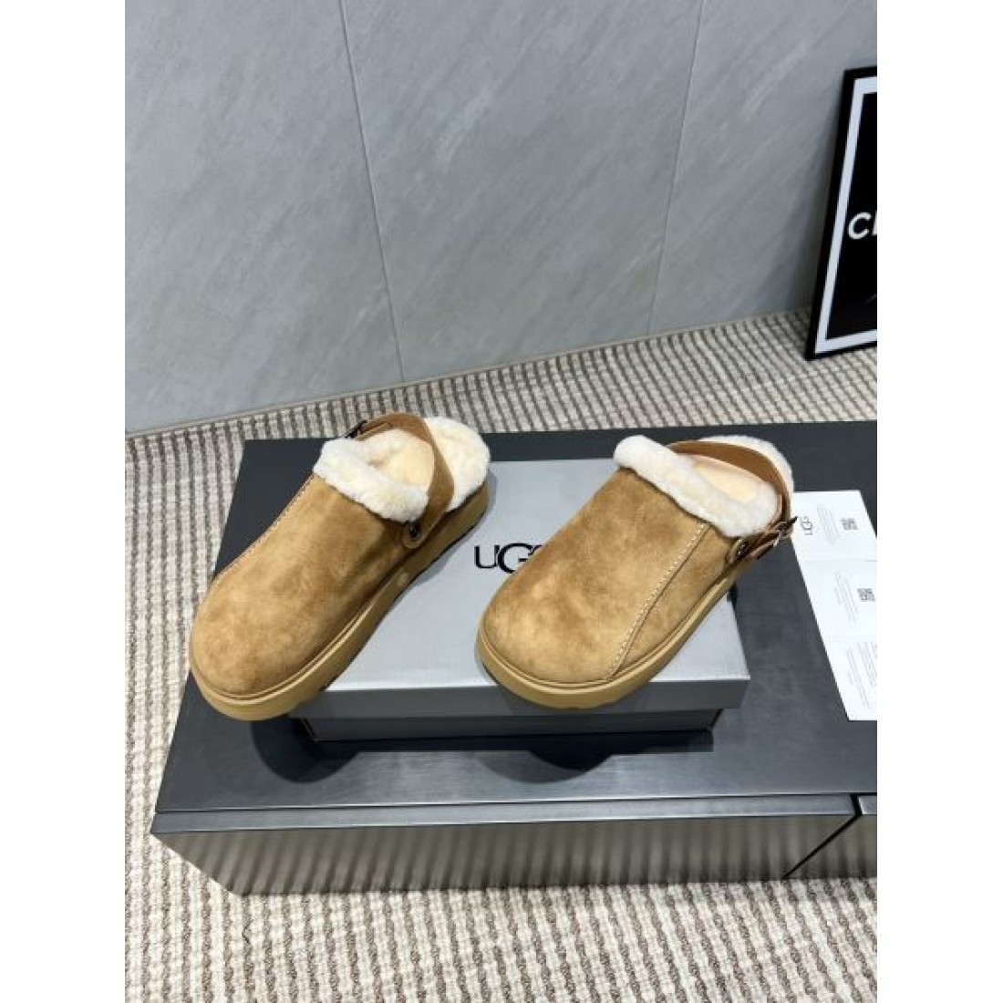上品 無造作 快適 アグ UGG コピー ファースリッパ デイリー感 ガーリー こっくり