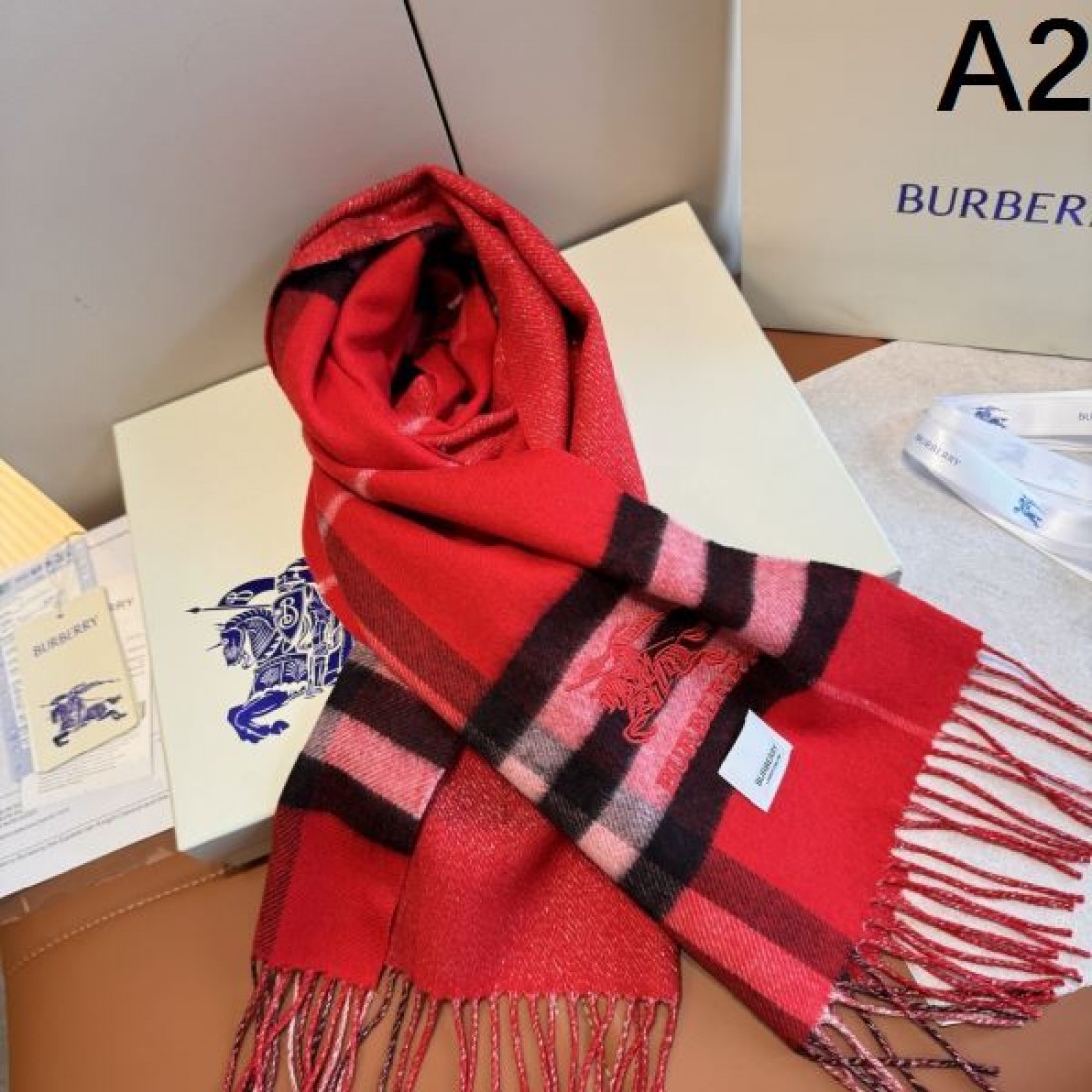 ストール チェック柄 差し色デザイン 大判タイプ 2026新作 BURBERRY バーバリー コピー マフラー 首元主役