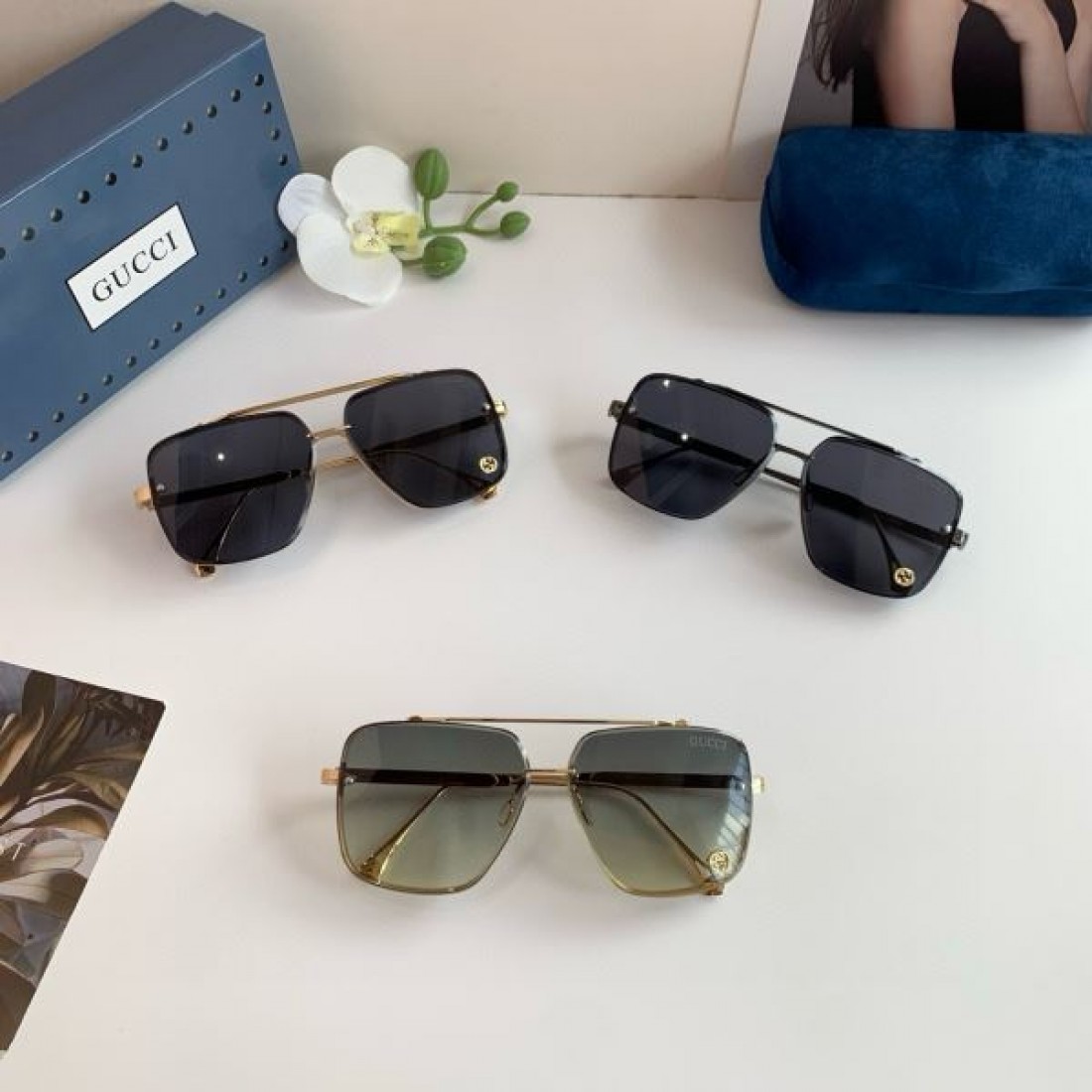 ビンテージインスパイアな 装飾的な リッチな GUCCI グッチ コピー サングラス 芸術的な 