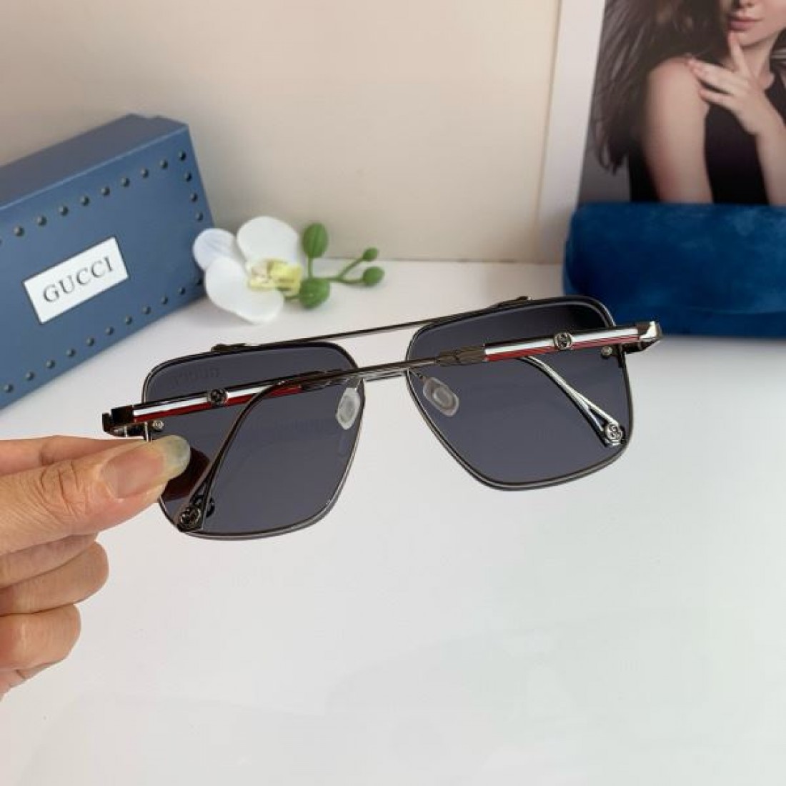  ビンテージインスパイアな 装飾的な リッチな GUCCI グッチ コピー サングラス 芸術的な 