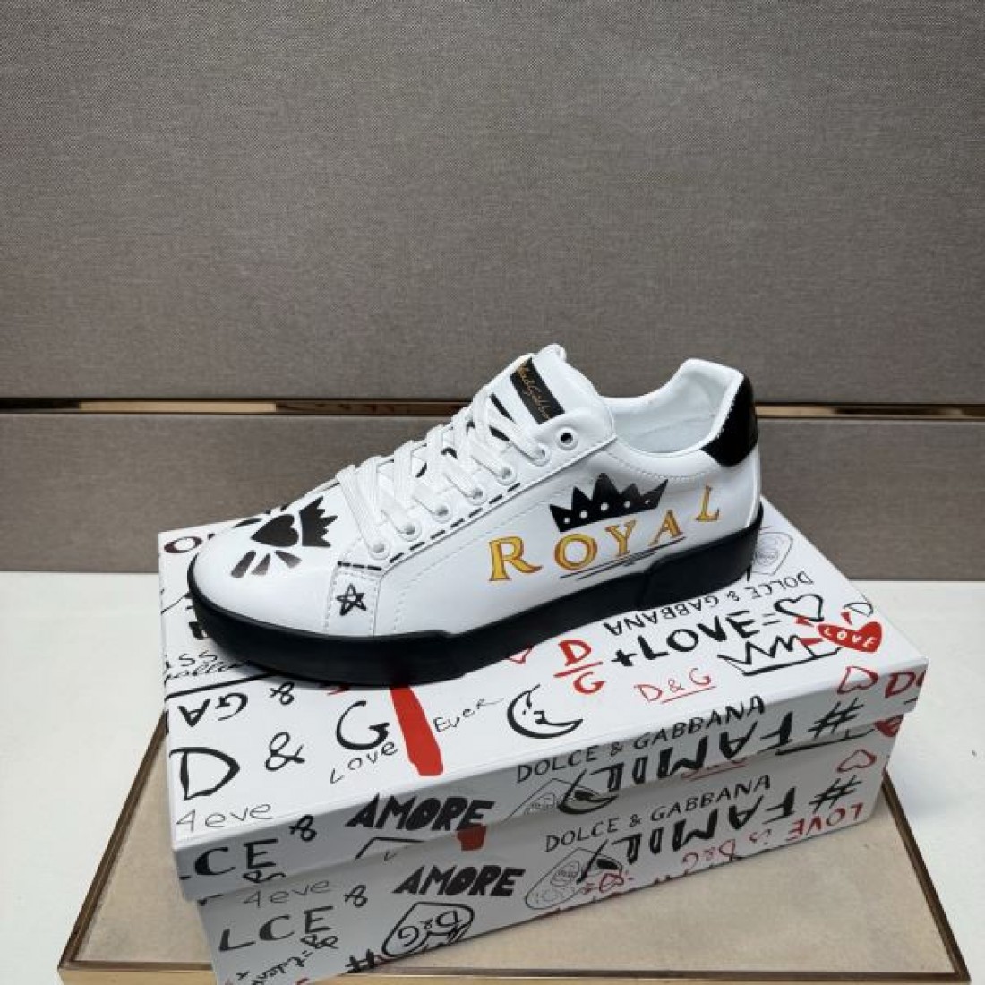 モダン 高級 ドルチェ＆ガッバーナ DOLCE＆GABBANA コピー カジュアルシューズ 