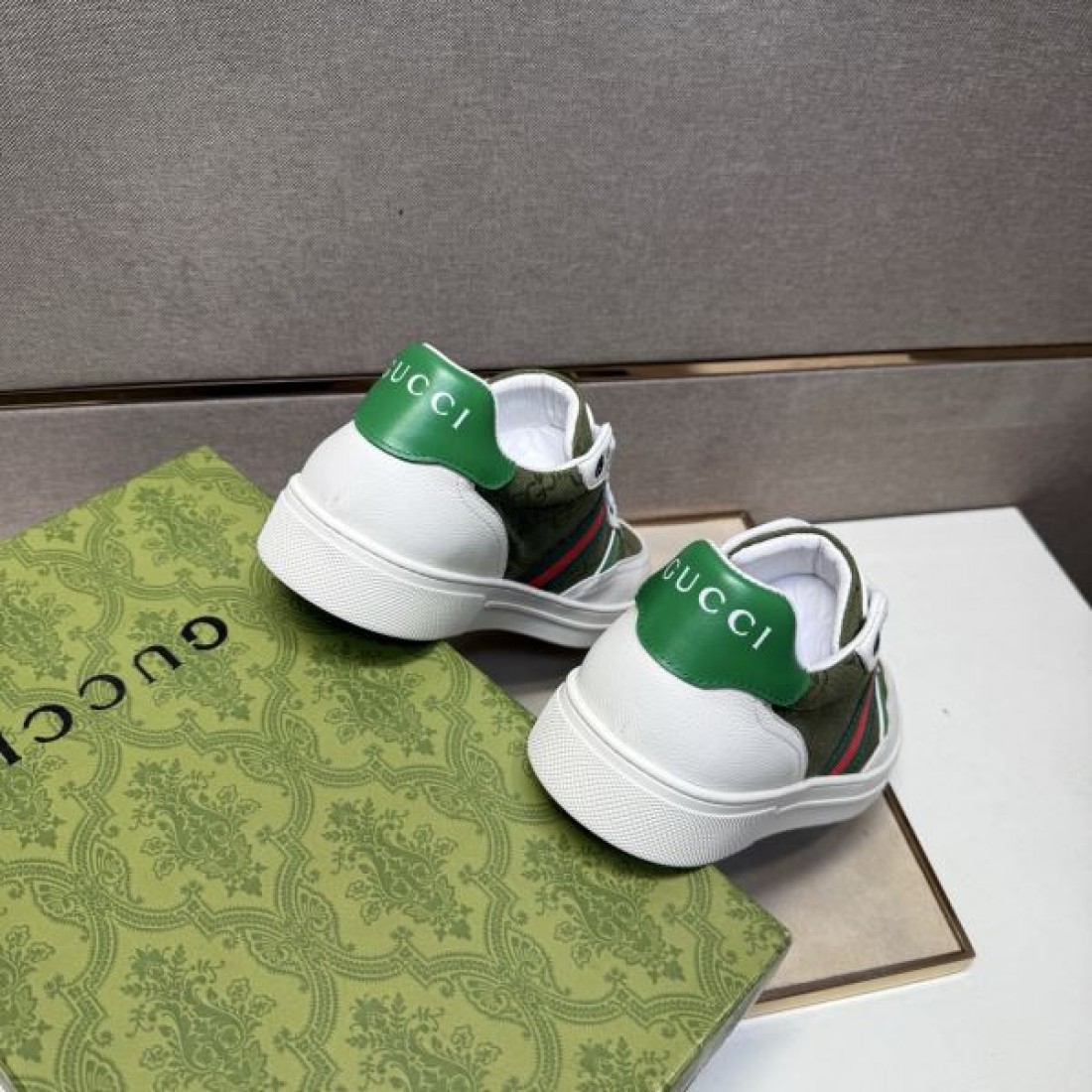 レッドグリーン ウェブ アイコニック グッチ GUCCI コピー カジュアルシューズ 