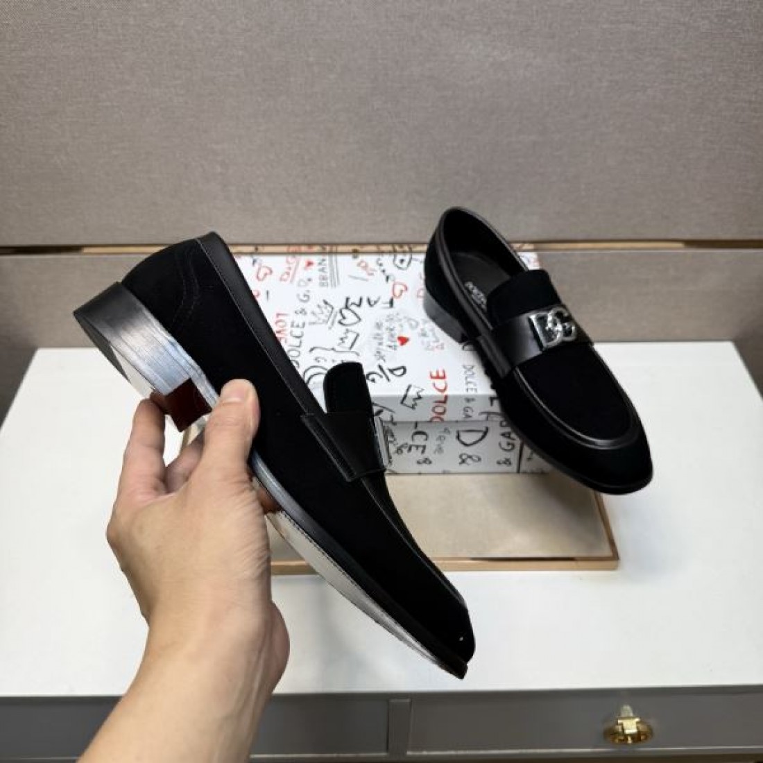 クラシック 上品 DOLCE＆GABBANA ドルチェ＆ガッバーナ コピー ビジネスシューズ 精巧 洗練