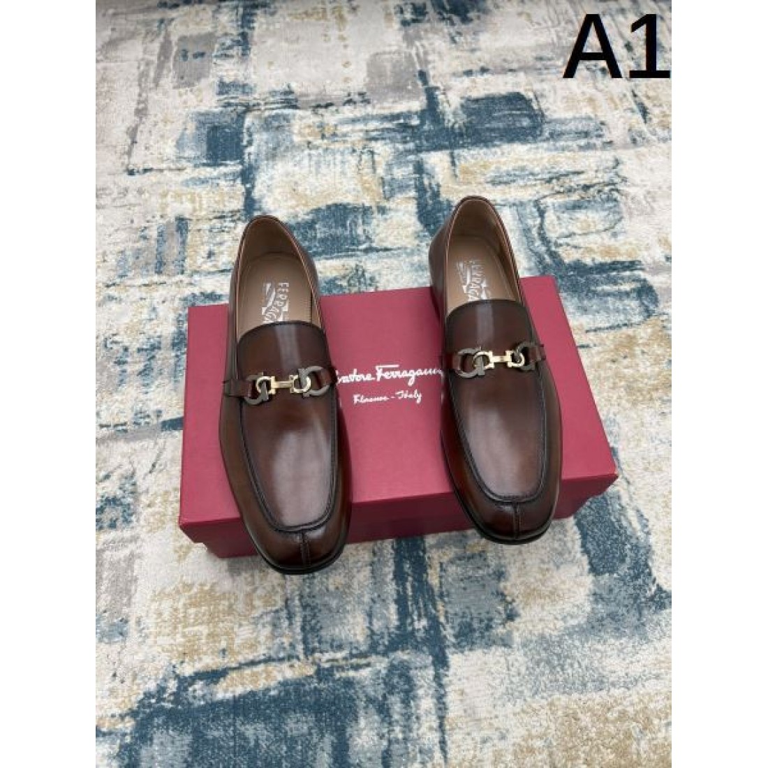 プレーン トゥ モダン FERRAGAMO サルヴァトーレ フェラガモ コピー ビジネスシューズ シンプル