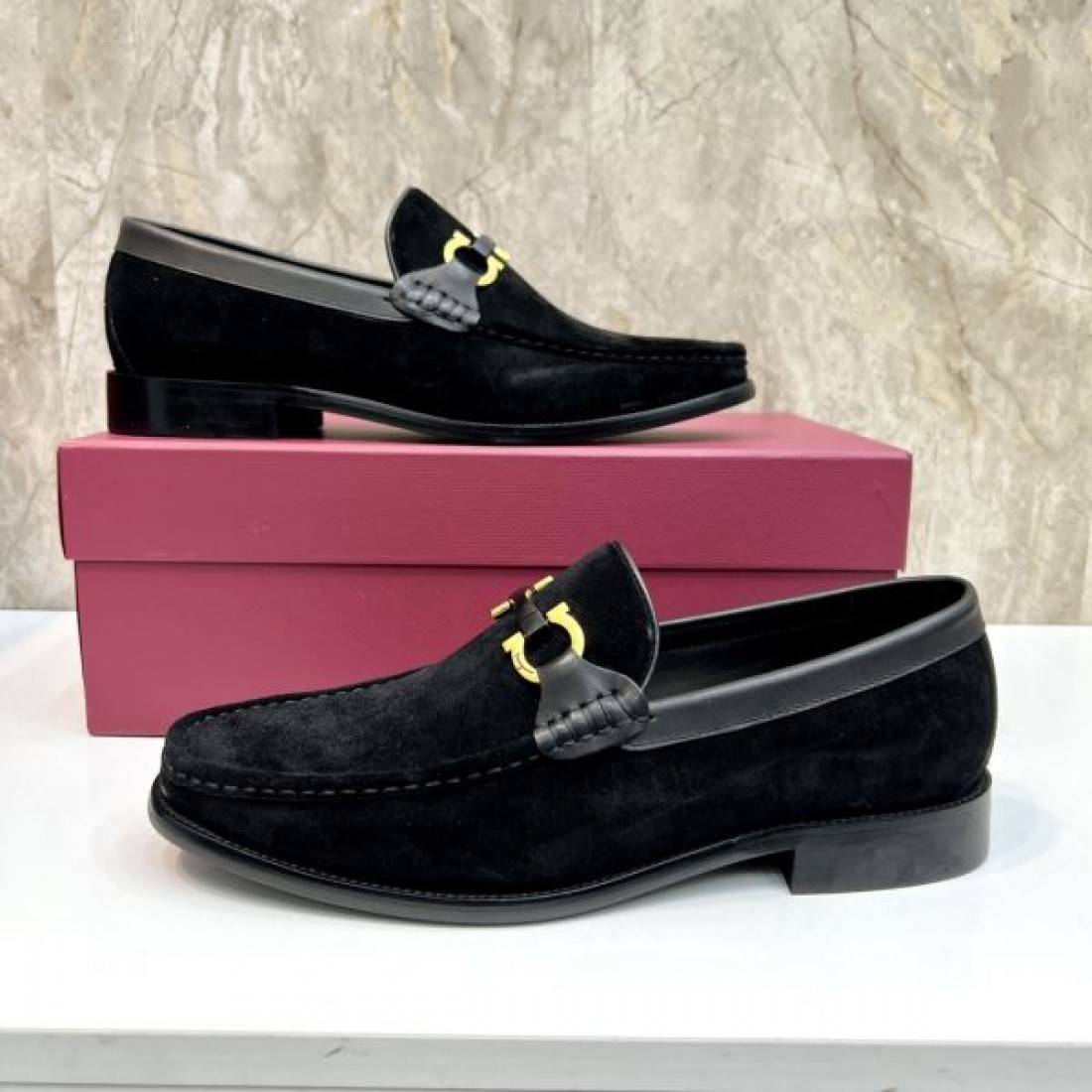 伝統的 ガンチーニ 上品 FERRAGAMO サルヴァトーレ フェラガモ コピー ビジネスシューズ