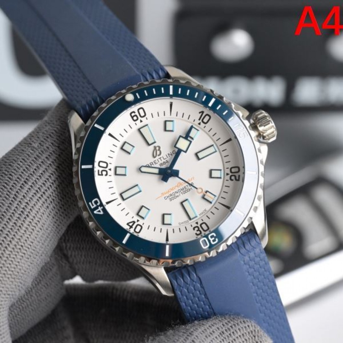 ダイバーズ調 ラバーベルト バーインデックス BREITLING ブライトリング コピー 腕時計 デイリー主力 ショップおすすめ