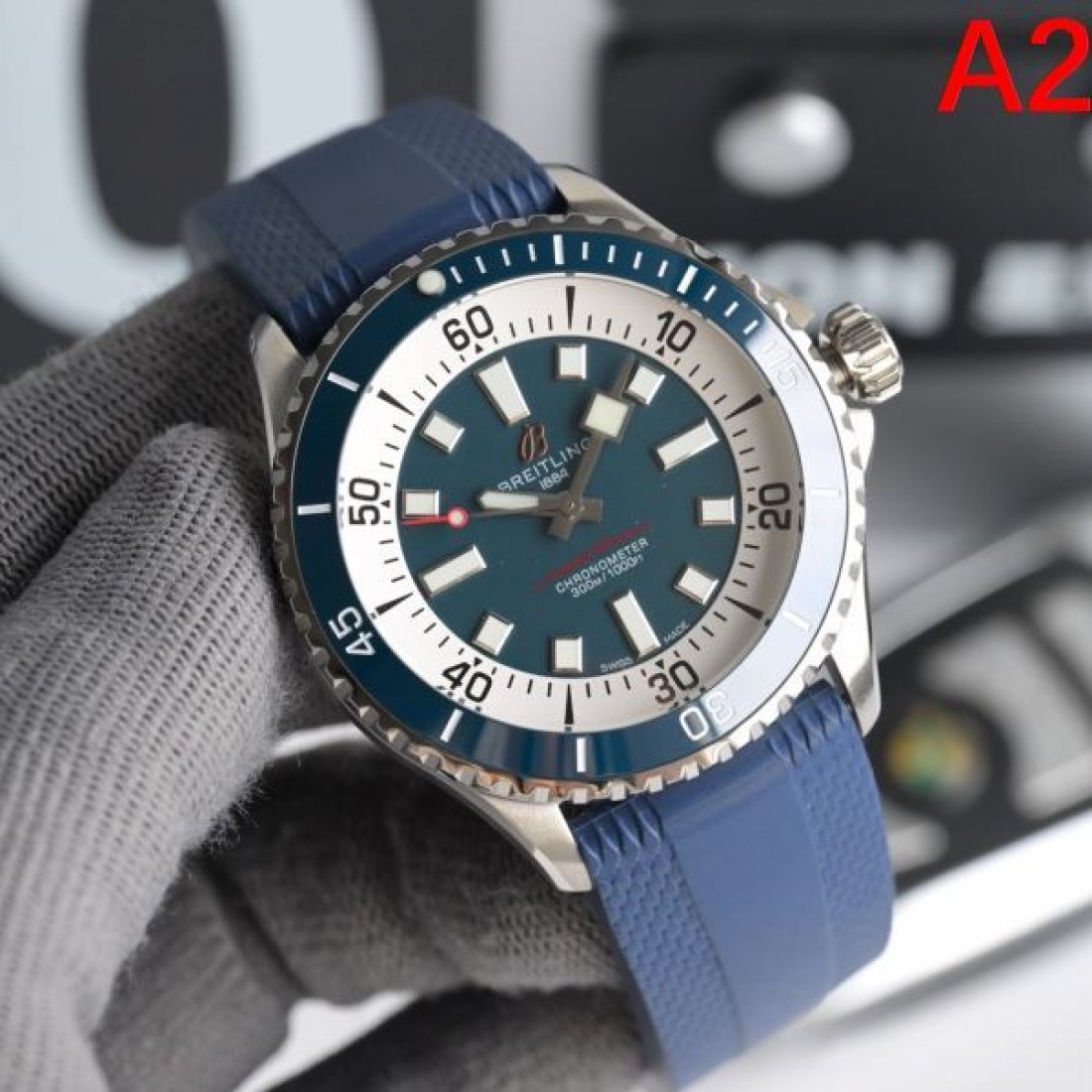 BREITLING ブライトリング コピー スポーツ腕時計 ラバーストラップ ワイドベゼル 視認性フェイス 旬顔アウトドア デイリー主力
