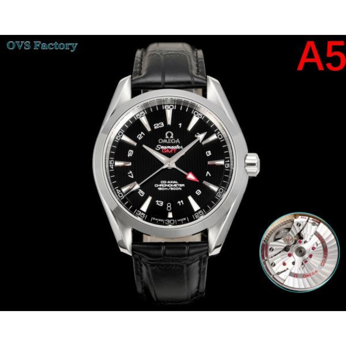 アクアテラ風 レザーベルト 日付表示 OMEGA オメガ コピー 腕時計 バーインデックス 端正フェイス きれいめ主力 ユニセックス向け