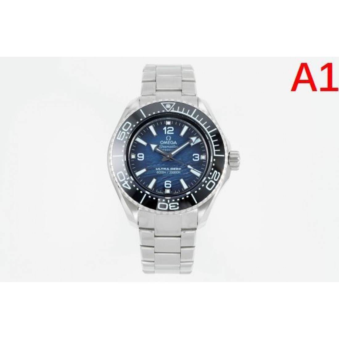 OMEGA オメガ コピー 腕時計 シーマスター風 メタルブレス 回転ベゼル アラビア数字インデックス ダイバーズ調 メンズ向け