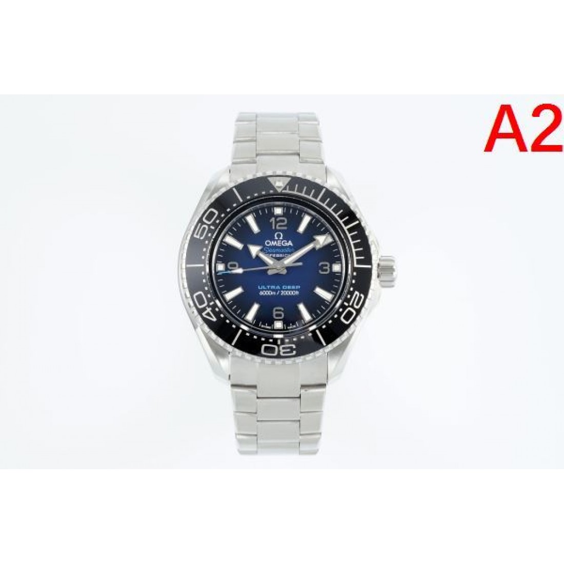 OMEGA オメガ コピー 腕時計 シーマスター風 メタルブレス 回転ベゼル アラビア数字インデックス ダイバーズ調 メンズ向け