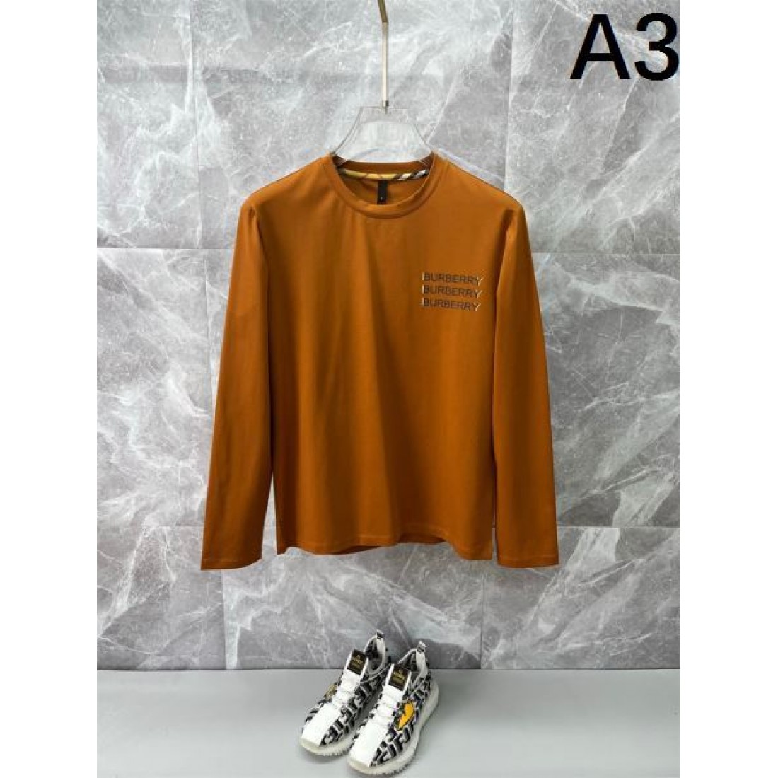 高品質 ベーシック バーバリー BURBERRY コピー 長袖Tシャツ すっきり 上質感