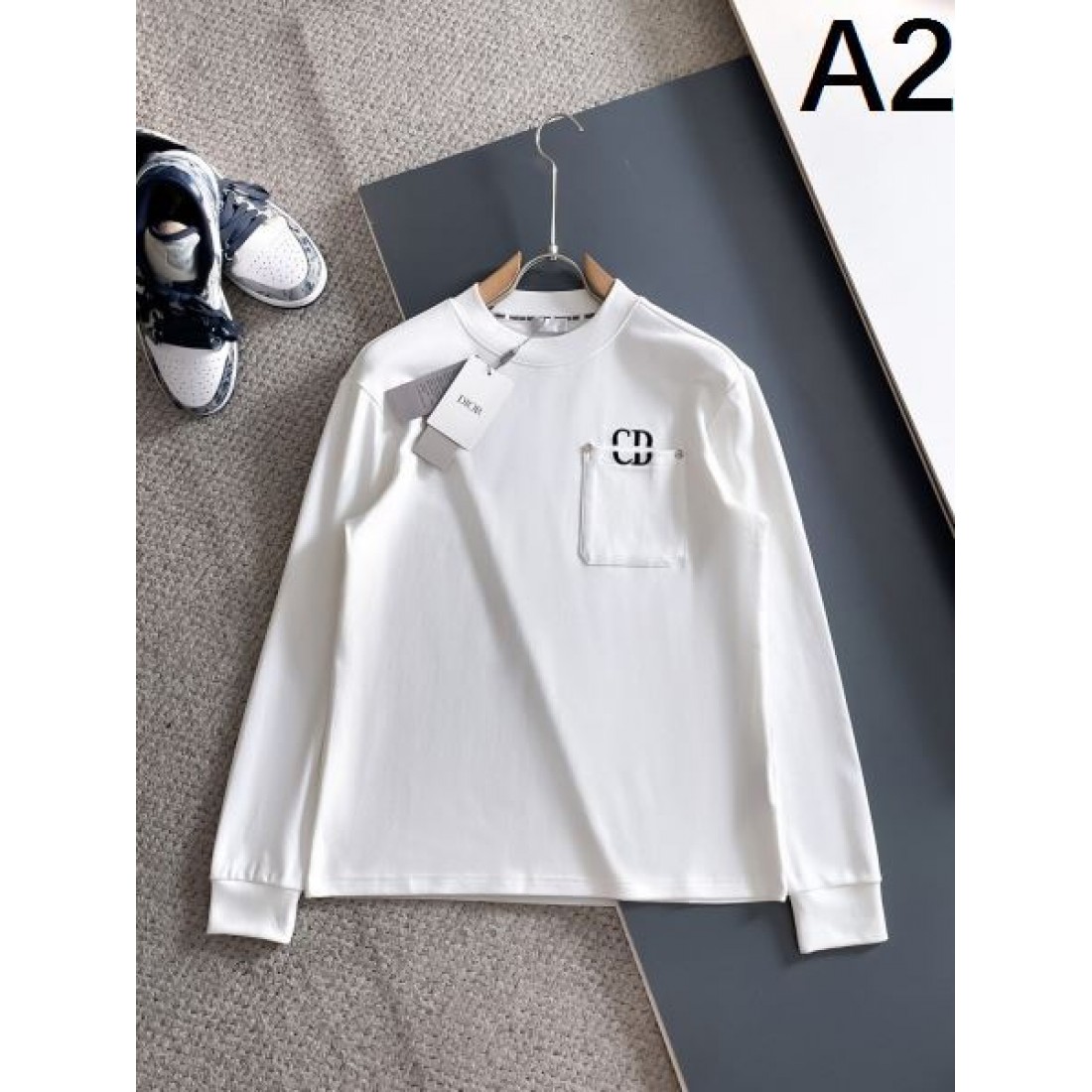 清潔感 洗練 ディオール DIOR コピー 長袖Tシャツ シック 上品