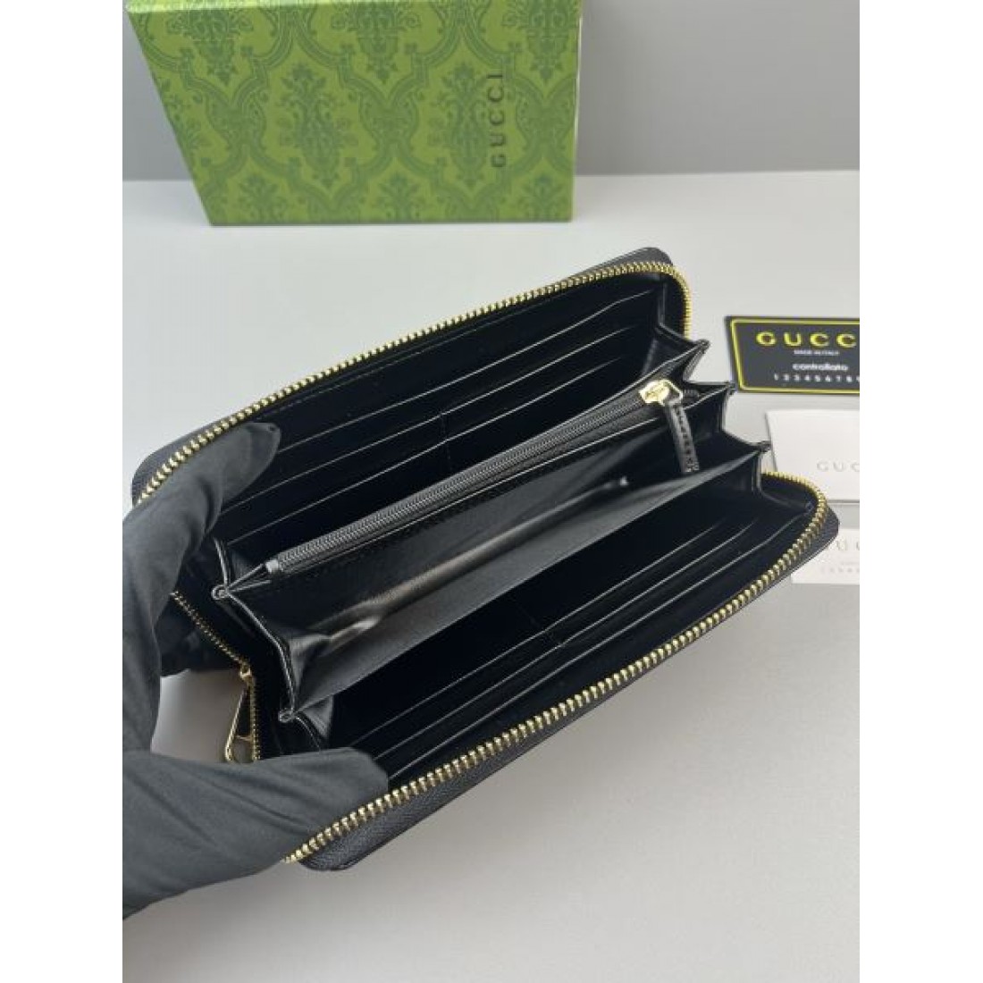 スタイリッシュ 高級 GUCCI グッチ スーパーコピー 長財布 洗練 モダン