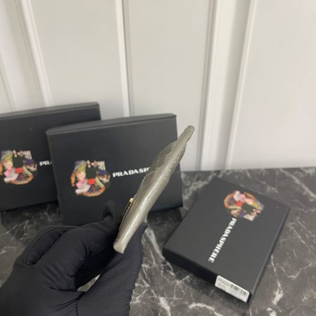 クラシック 高級 PRADA プラダ コピー カードケース 上質 エレガント