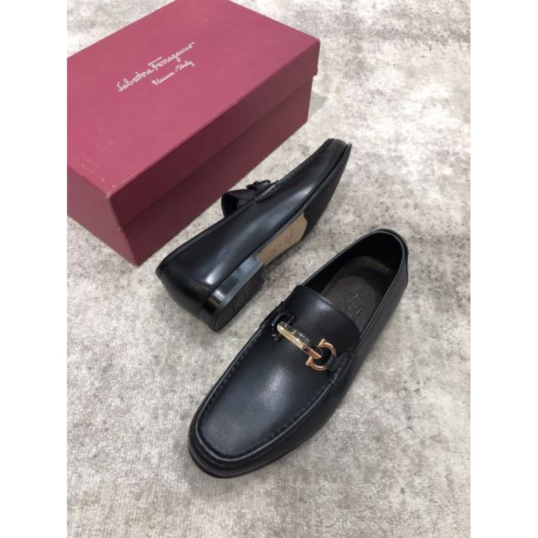 ガンチーニアクセント ドレスローファー エレガントスタイル Salvatore Ferragamo サルヴァトーレフェラガモ コピー ローファー