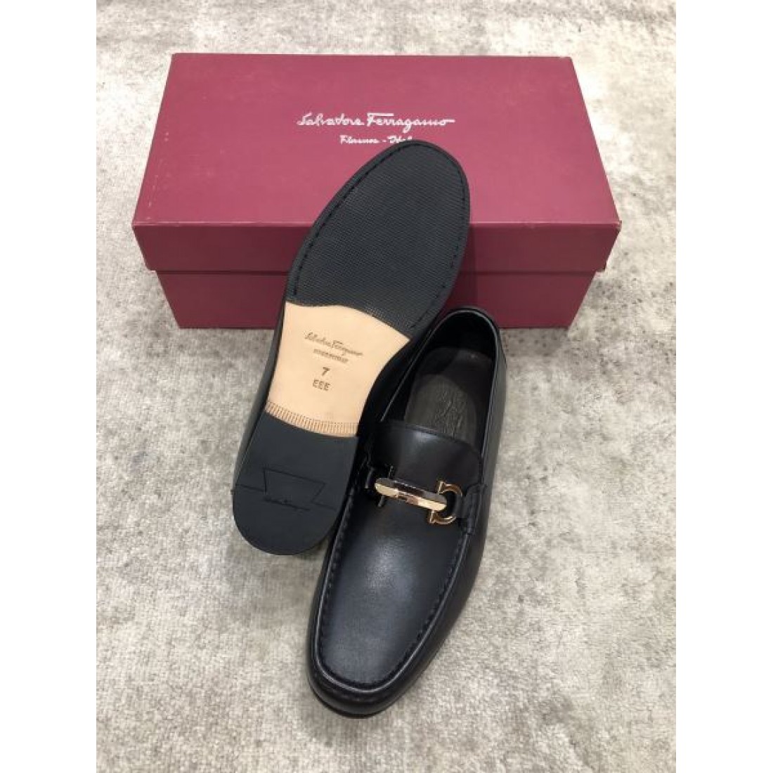 ガンチーニアクセント ドレスローファー エレガントスタイル Salvatore Ferragamo サルヴァトーレフェラガモ コピー ローファー