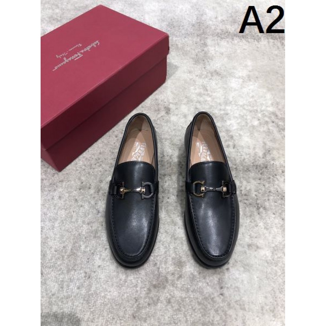 ビットローファー エナメル調 ドレススタイル スリップオン Salvatore Ferragamo サルヴァトーレフェラガモ コピー シューズ