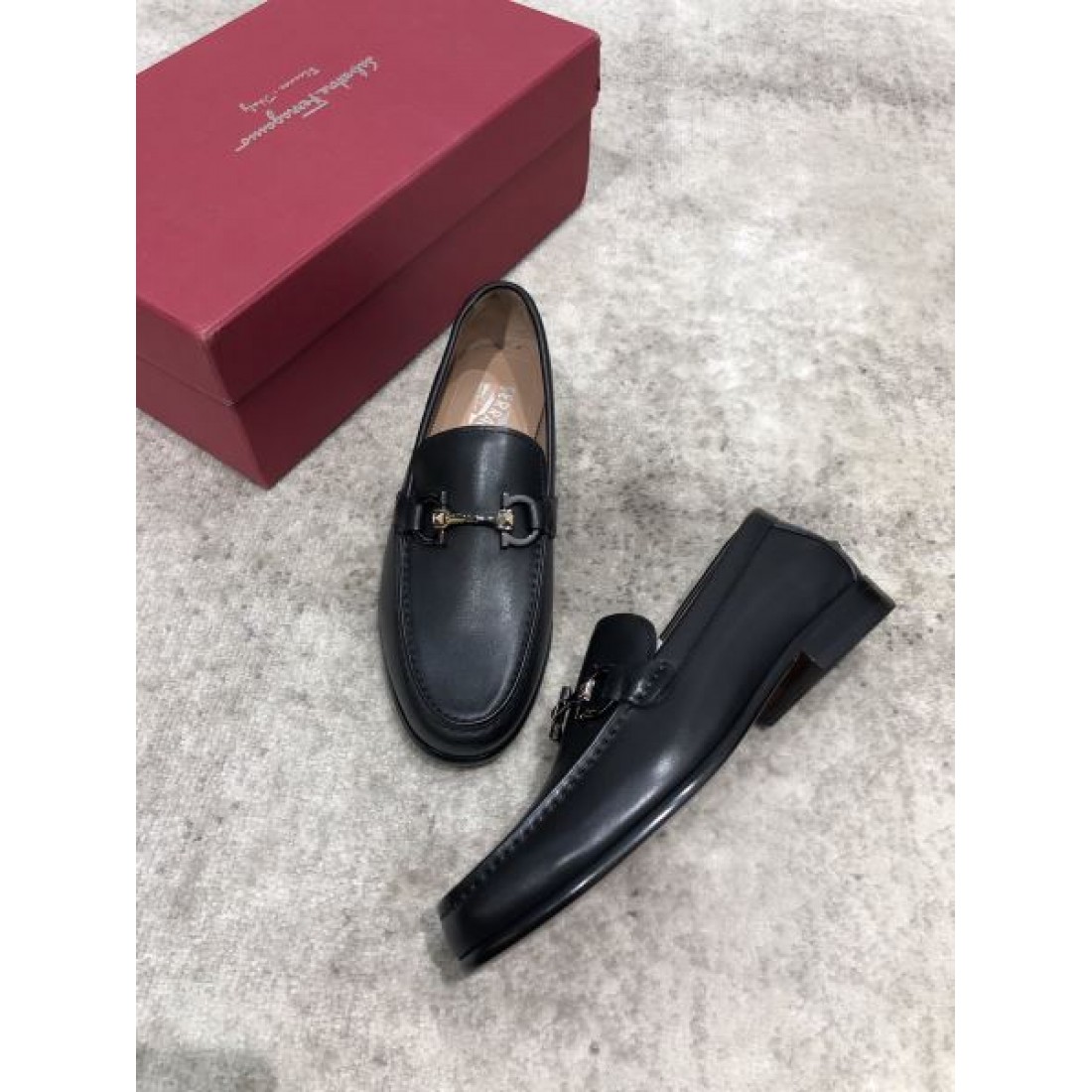 ビットローファー エナメル調 ドレススタイル スリップオン Salvatore Ferragamo サルヴァトーレフェラガモ コピー シューズ