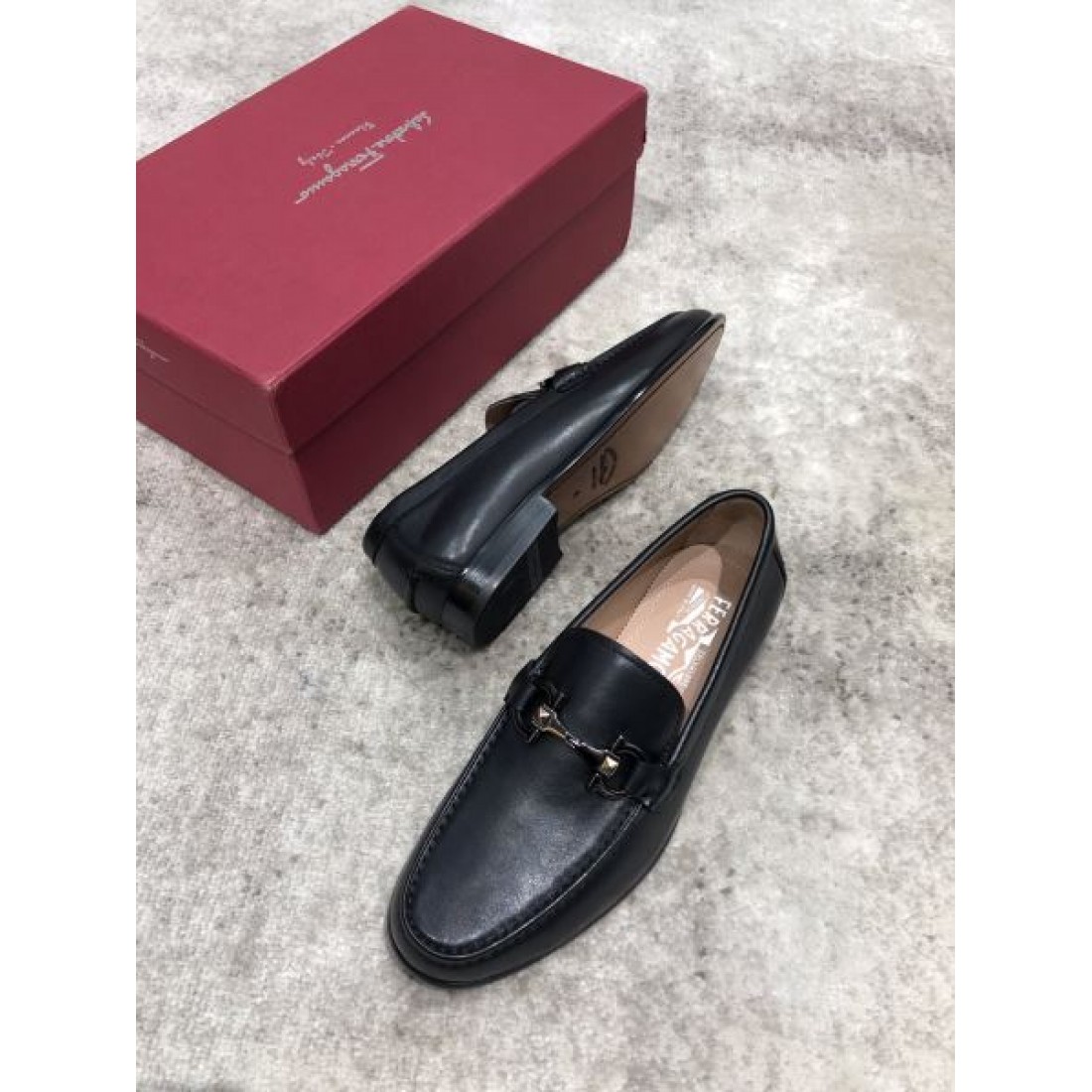 ビットローファー エナメル調 ドレススタイル スリップオン Salvatore Ferragamo サルヴァトーレフェラガモ コピー シューズ