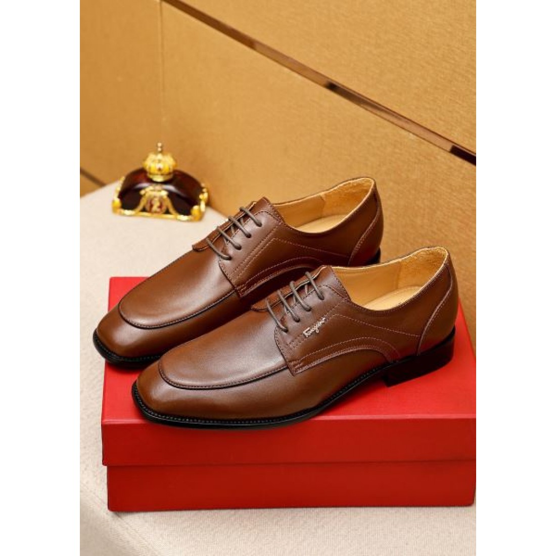 ブラック ステッチライン FERRAGAMO フェラガモ コピー ビジネスシューズ クラシックフォルム