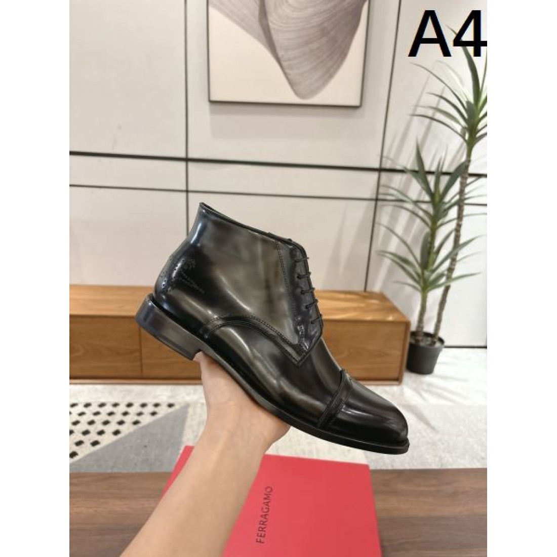 異素材コンビブーツ レトロエレガント こなれ感演出 着映え仕様 売れ筋候補 FERRAGAMO サルヴァトーレ フェラガモ コピー ブーツ