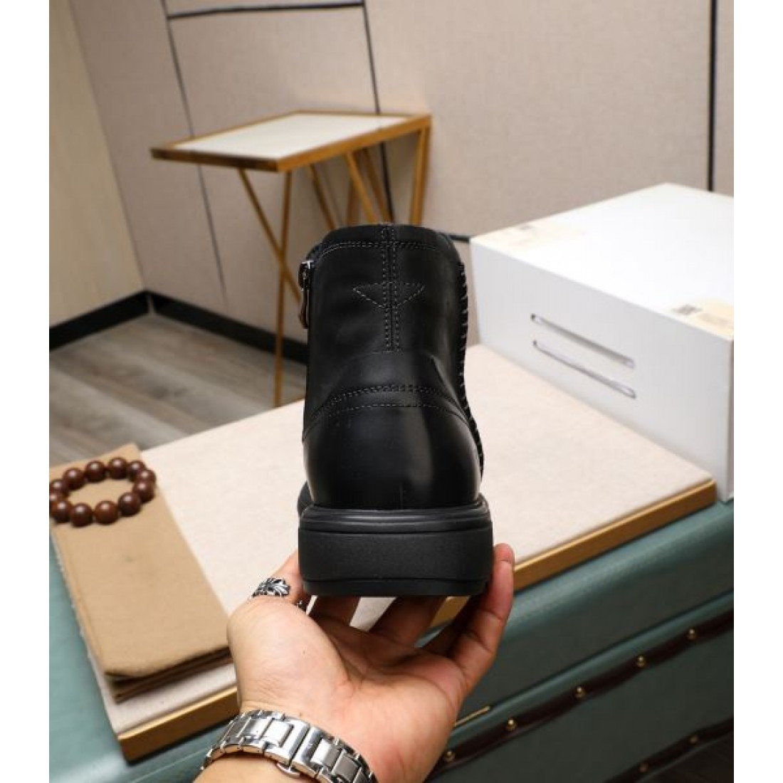 メンズ 本革調 防滑 ソフトレザー ショートブーツ UGG アグ コピー ブーツ クッション性 保温性 カジュアルシューズ