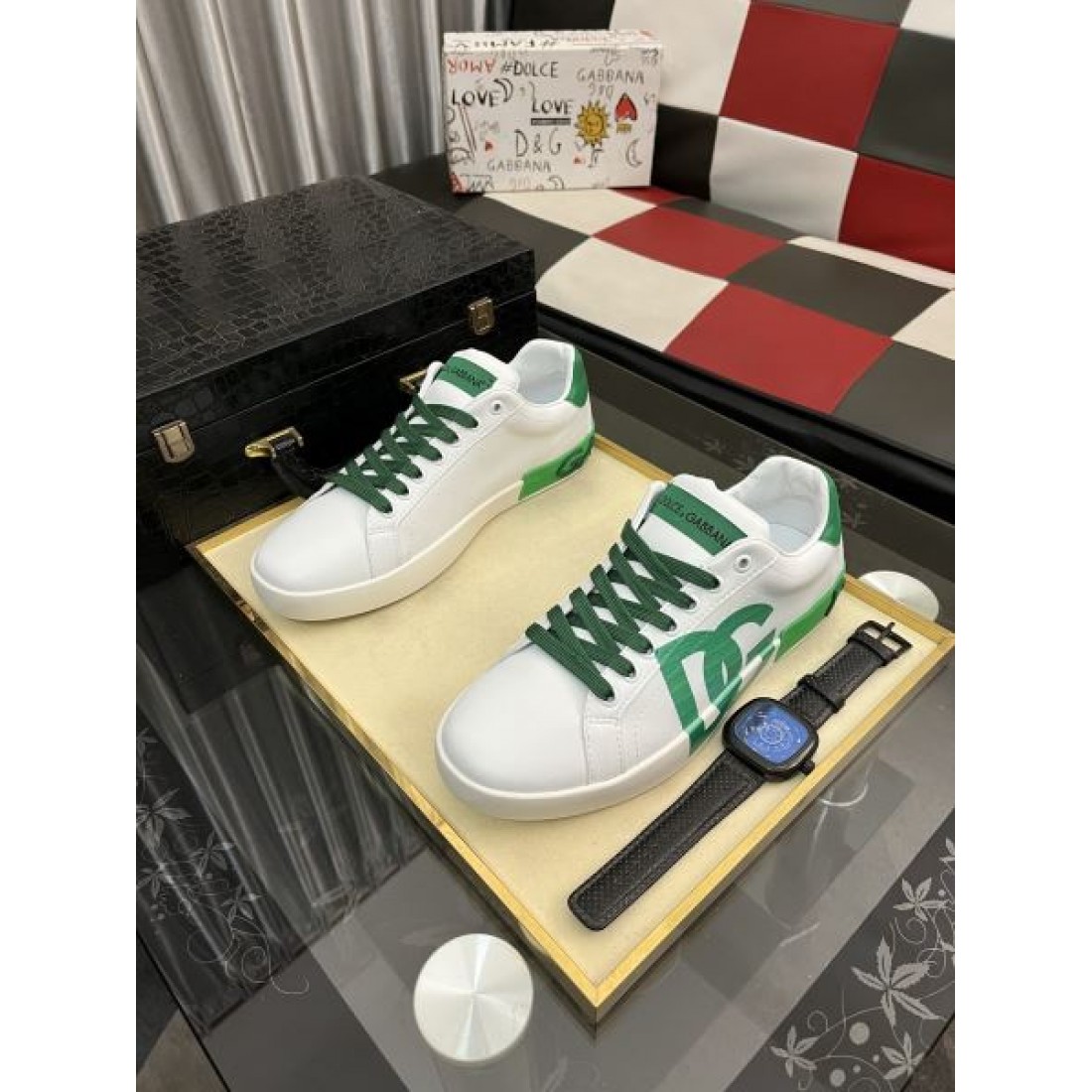 大胆 イタリアン モード DOLCE&GABBANA ドルチェ＆ガッバーナ コピー カジュアルシューズ 