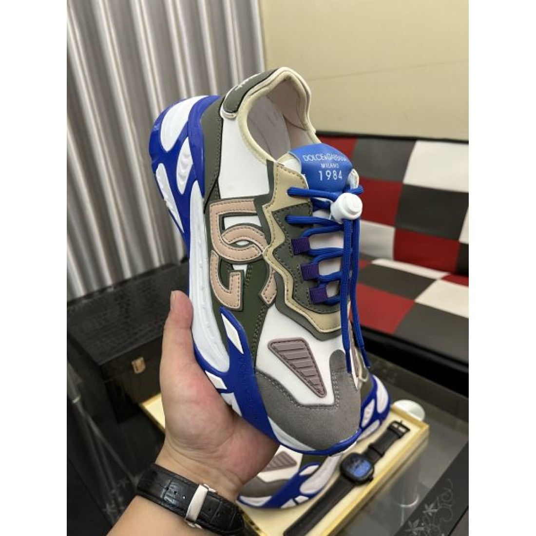 モダン 上質 DOLCE＆GABBANA ドルチェ＆ガッバーナ コピー スニーカー 