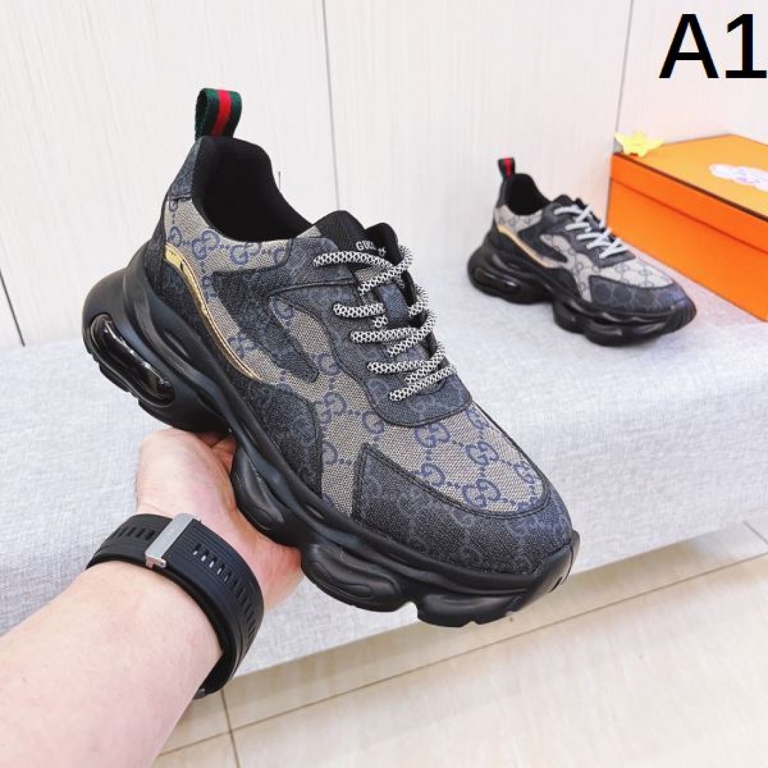 スタイリッシュ 定番 GUCCI グッチ コピー スニーカー 洗練 安定感