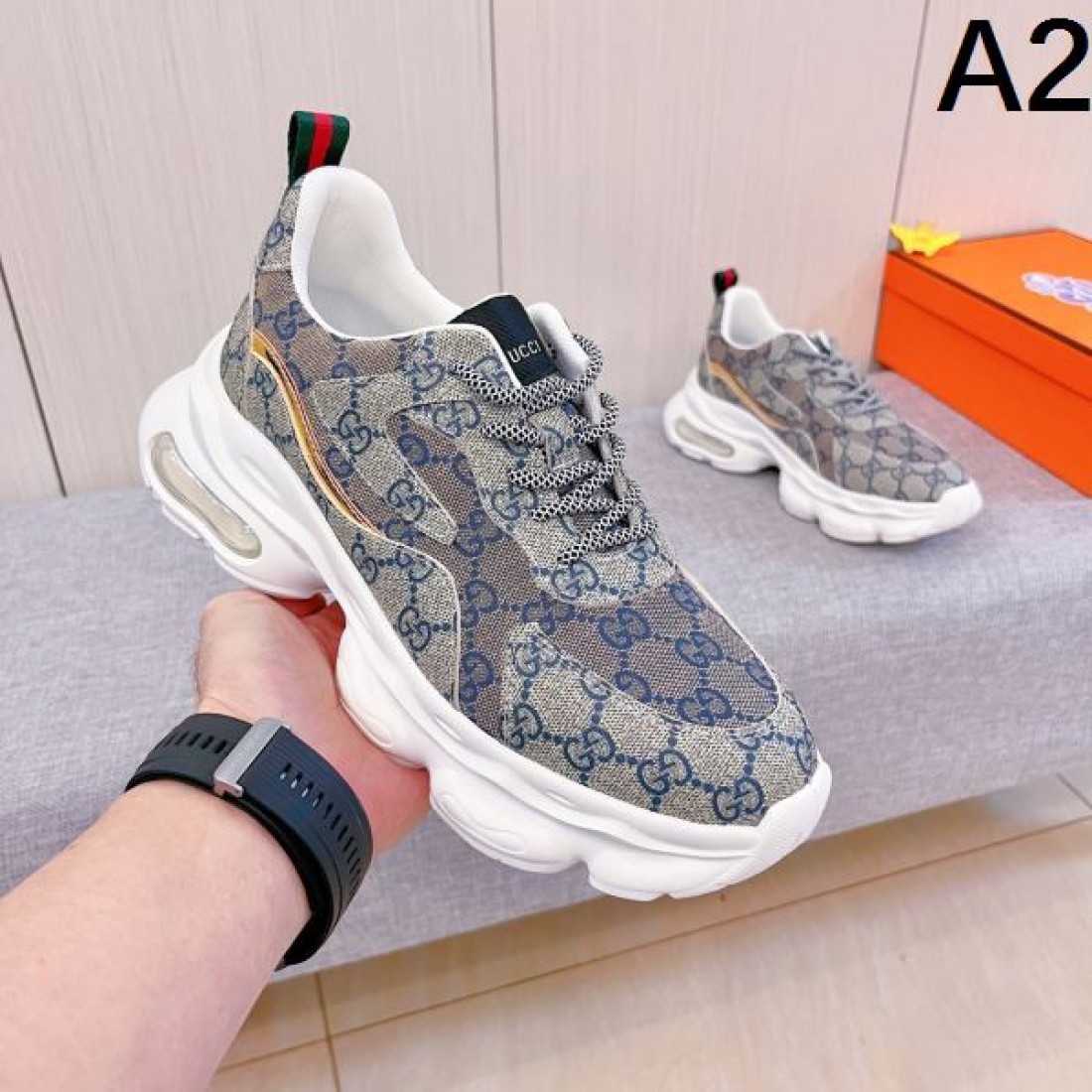 スタイリッシュ 定番 GUCCI グッチ コピー スニーカー 洗練 安定感