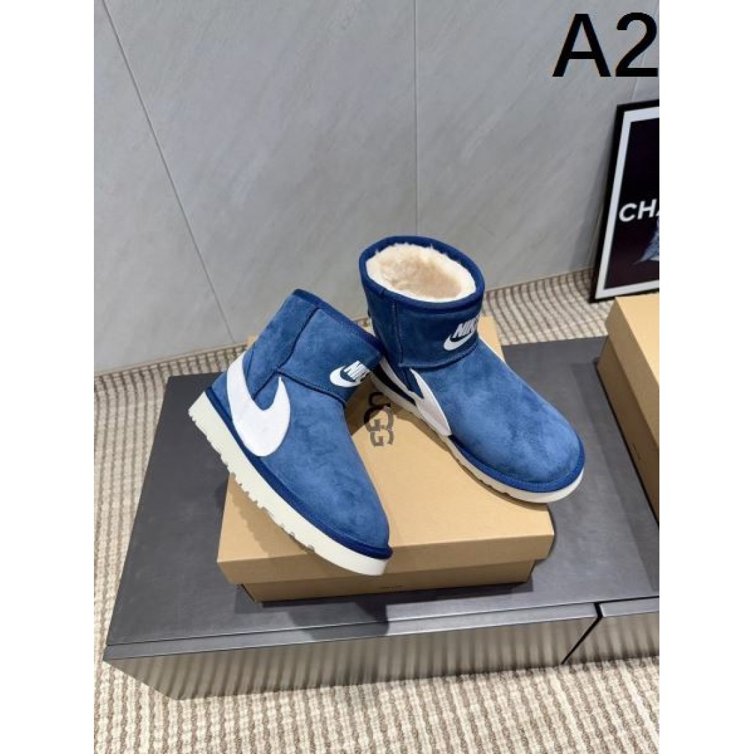 ムートンブーツ ショート丈 ボアライニング 防寒ブーツ デイリー主力 あったか UGG アグ コピー ブーツ レディース 人気モデル