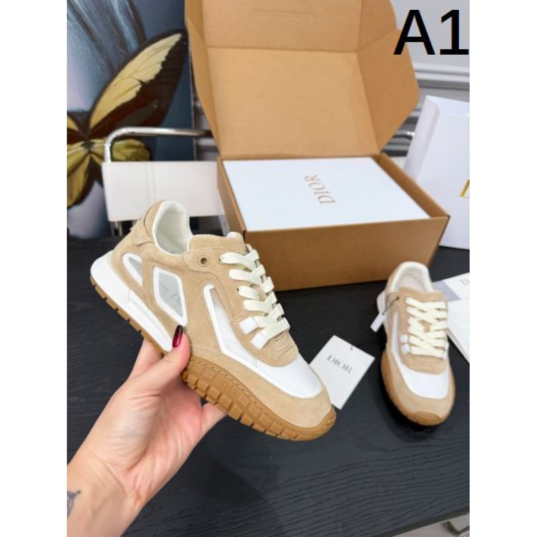 正統派 上質 DIOR ディオール コピー カジュアルシューズ 落ち着き 大人向け