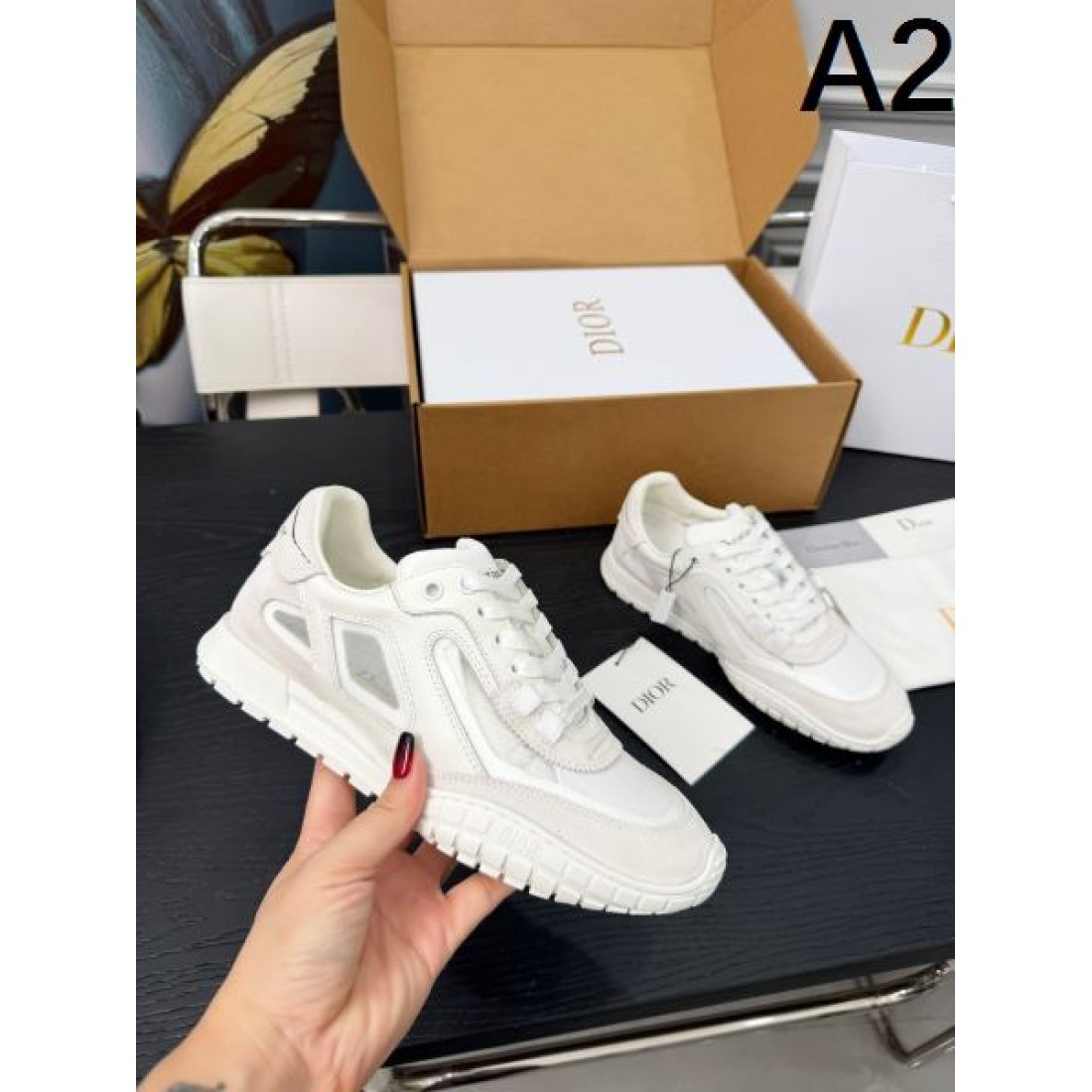 正統派 上質 DIOR ディオール コピー カジュアルシューズ 落ち着き 大人向け